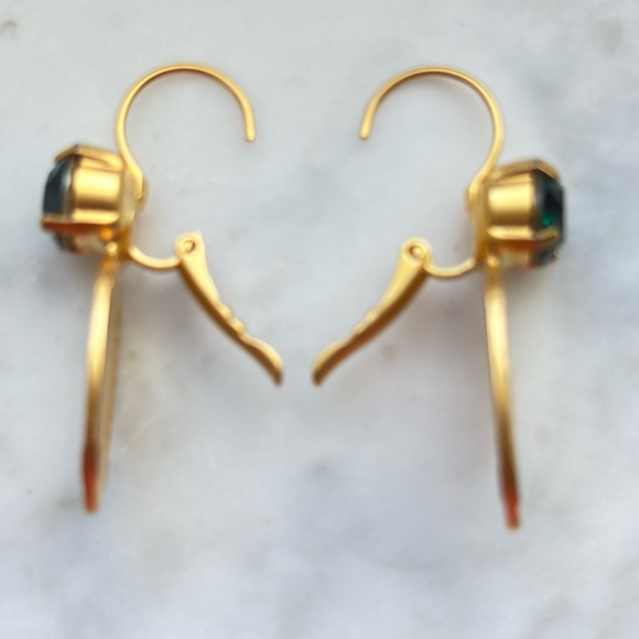 Football Earrings with Swarovski Stone - NWT - Picture 6 of 6